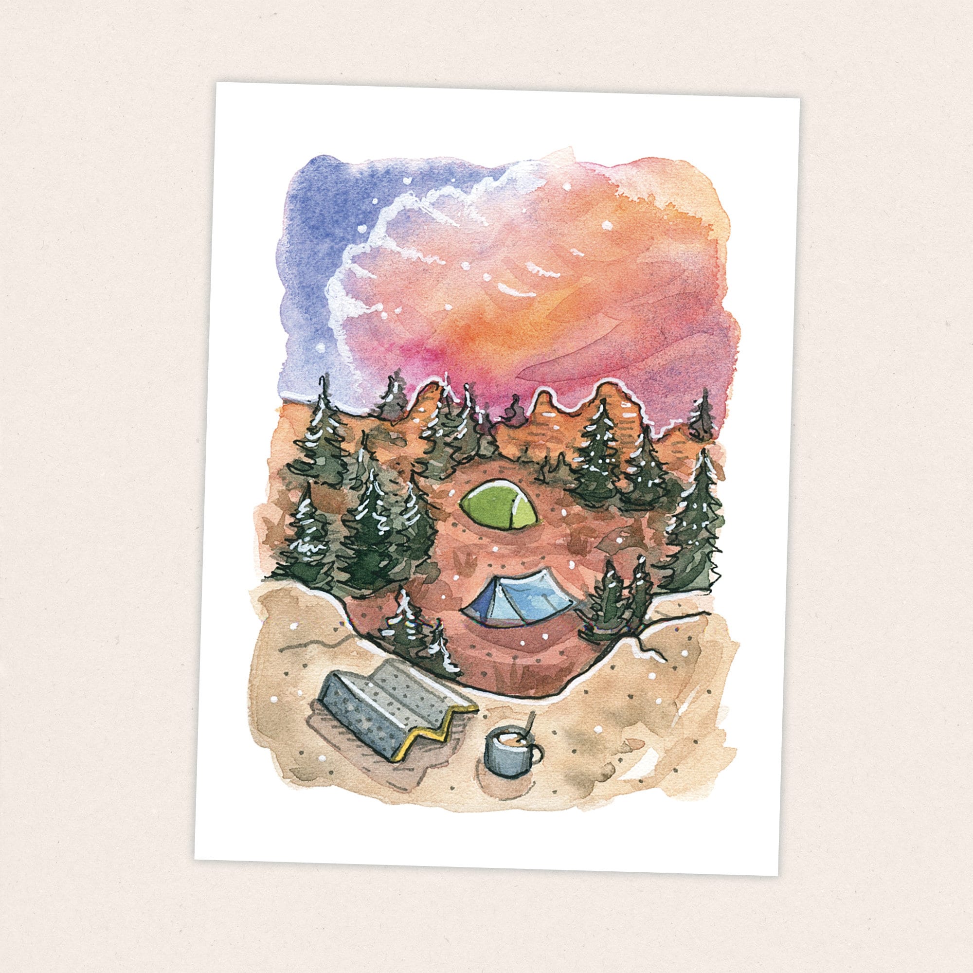 Dirtbag Coffee - Pacific Crest Trail Thru Hike  - Fine Art Print