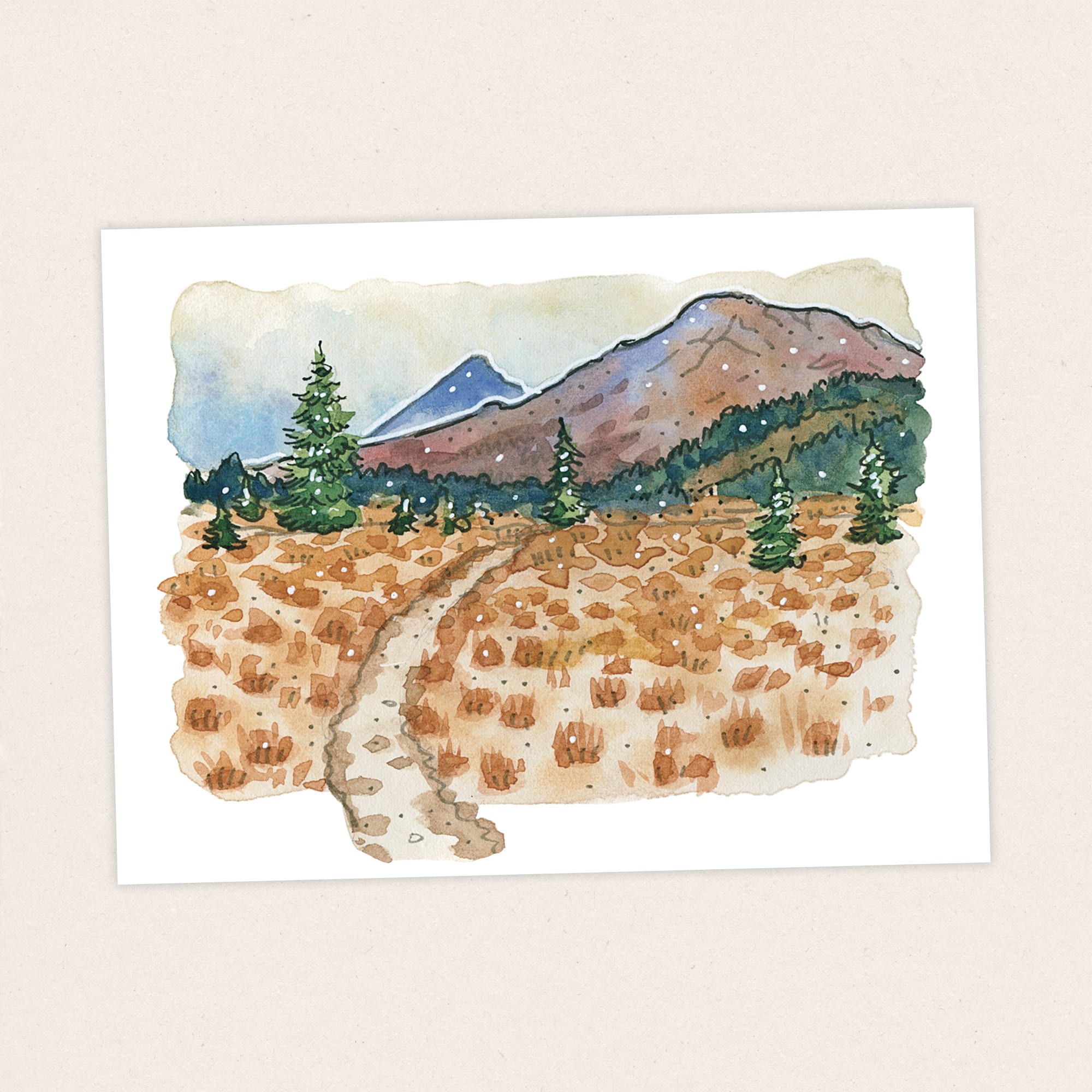Three Sisters - Pacific Crest Trail Thru Hike  - Fine Art Print