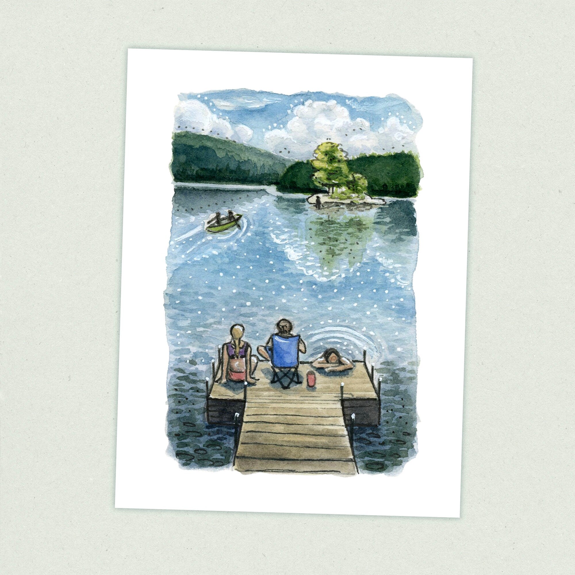 Upper Goose Pond - Appalachian Trail Thru Hike  - Fine Art Print