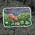Sticker - Moss and Mushrooms