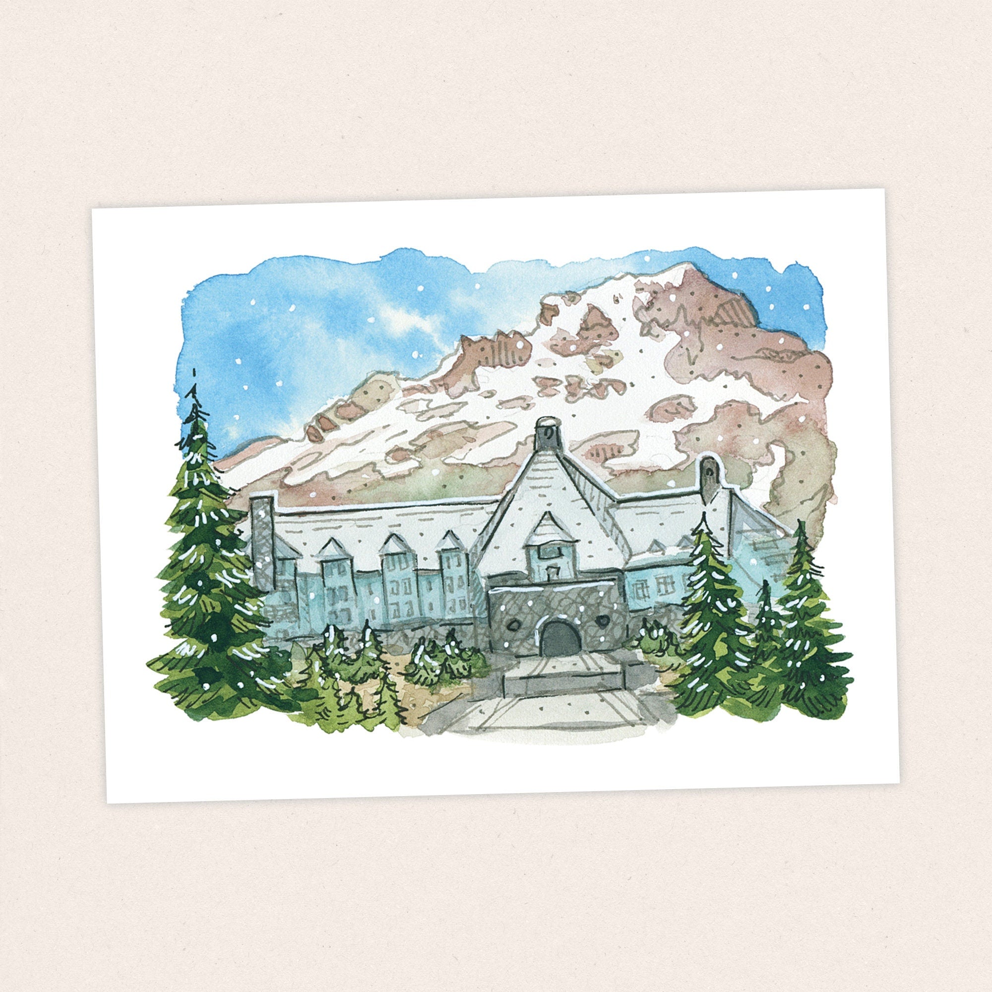 Timberline Lodge - Pacific Crest Trail Thru Hike  - Fine Art Print