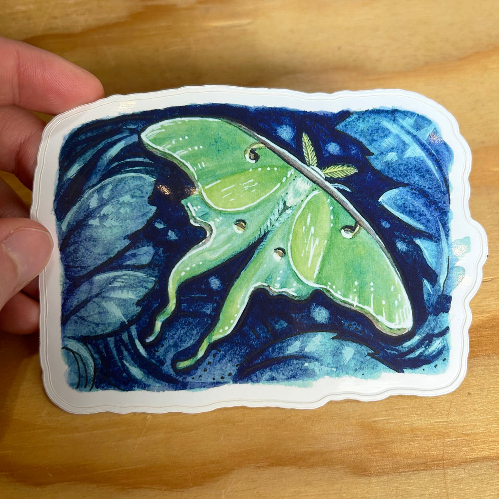 Sticker - Luna Moth