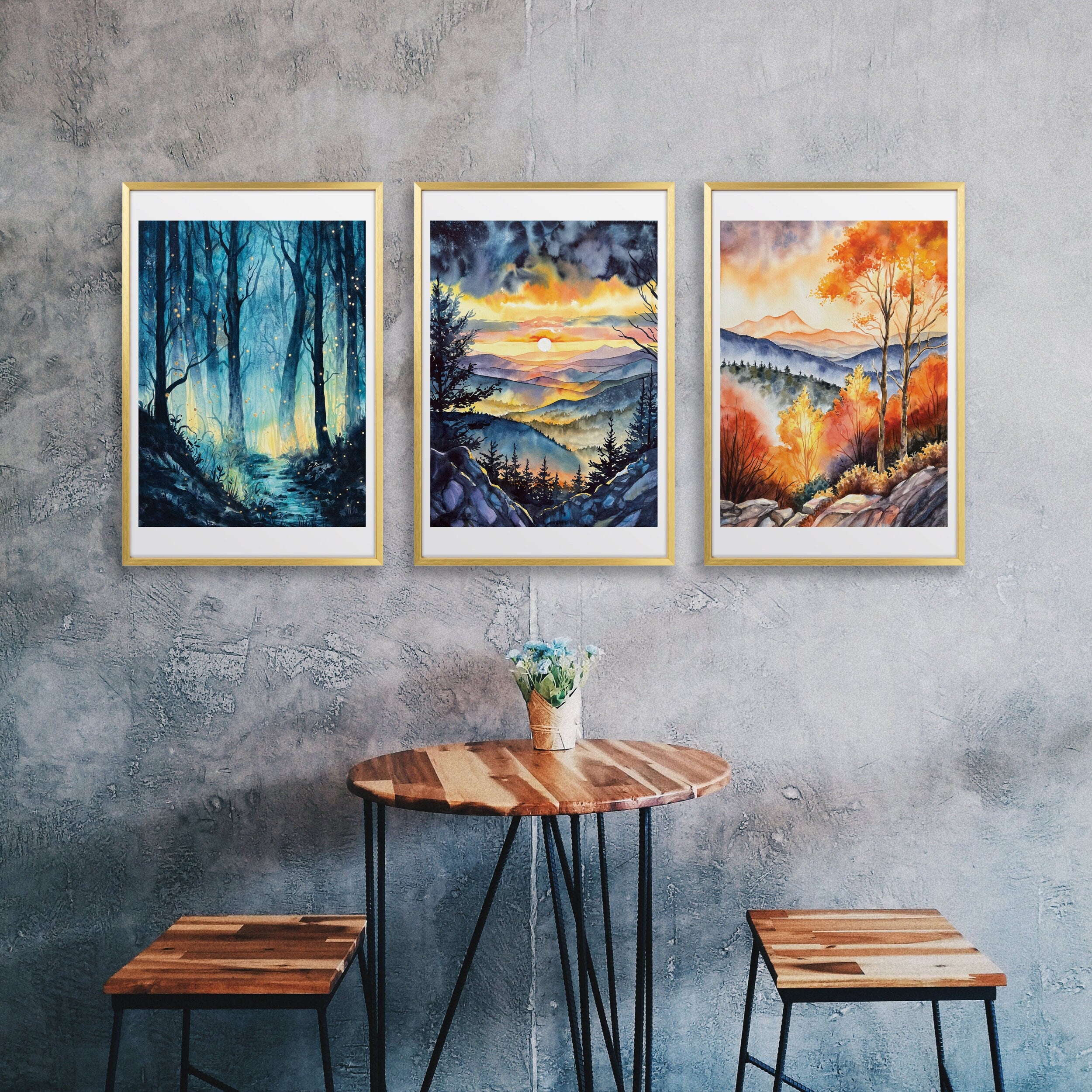 Secret Sunrise - Fine Art Print of Watercolor Painting