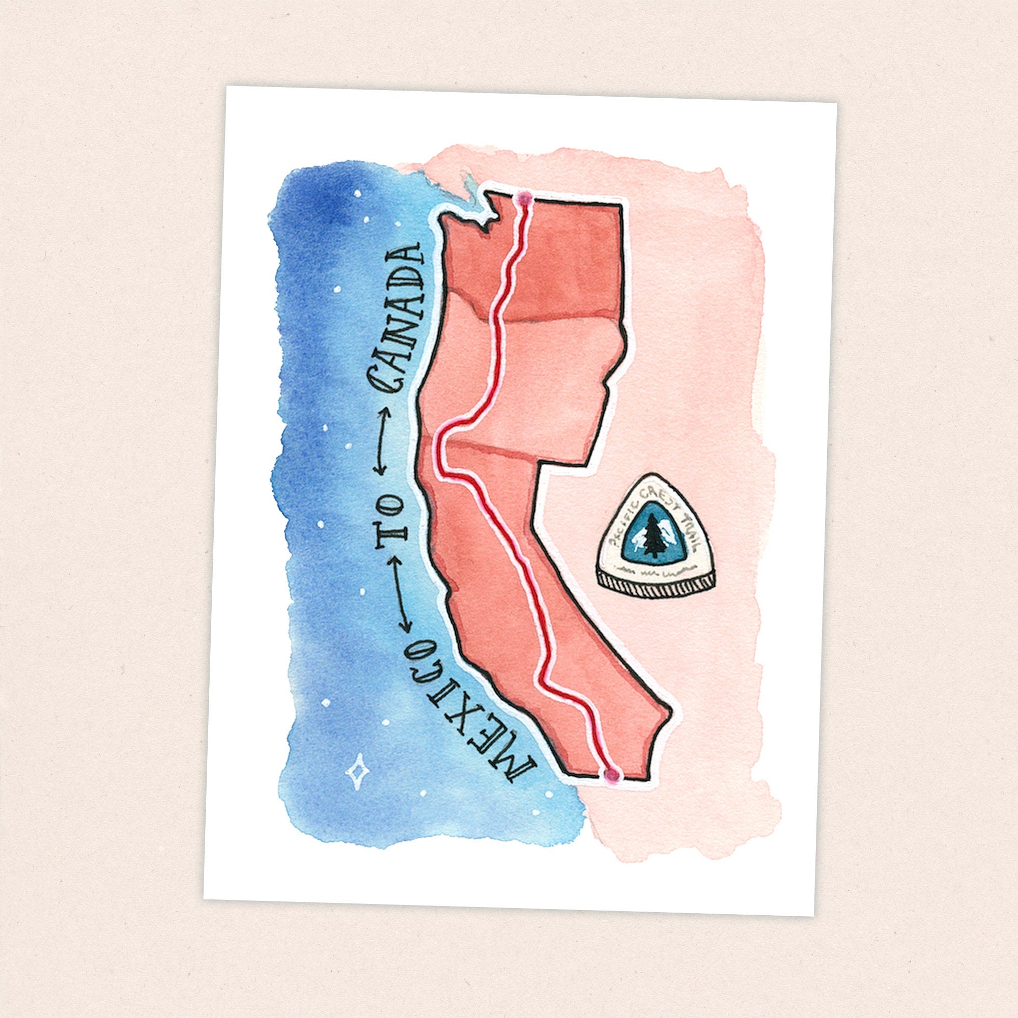 Mexico to Canada - Pacific Crest Trail Thru Hike  - Fine Art Print