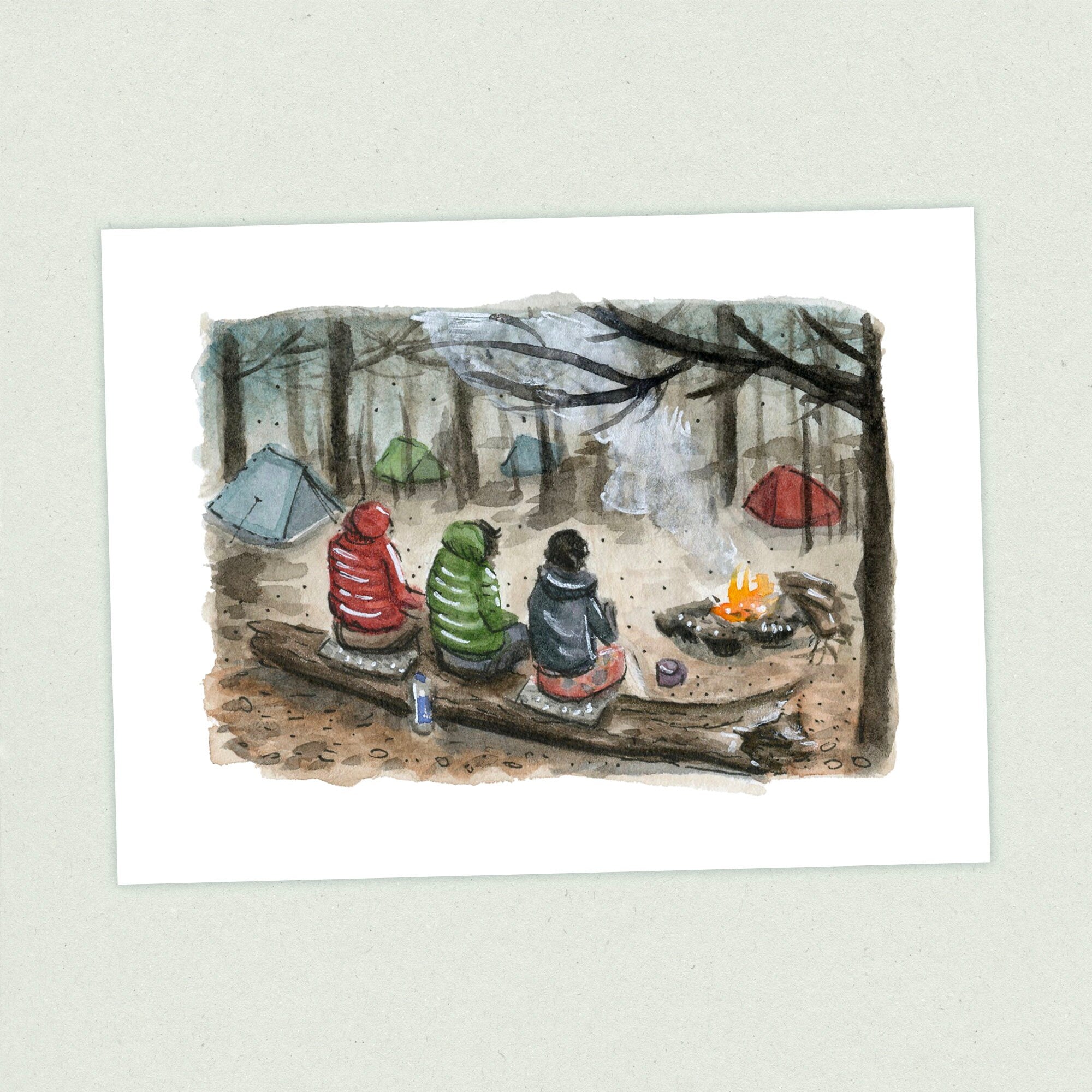 Dinner Time - Appalachian Trail Thru Hike  - Fine Art Print