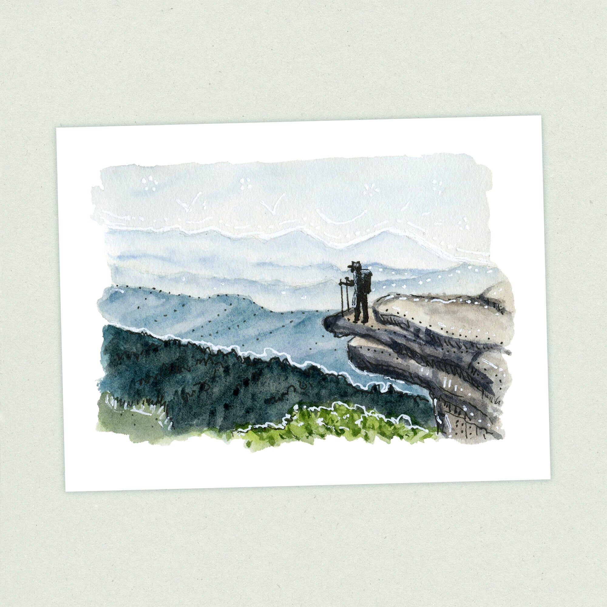 McAfee Knob - Appalachian Trail Thru Hike  - Fine Art Print