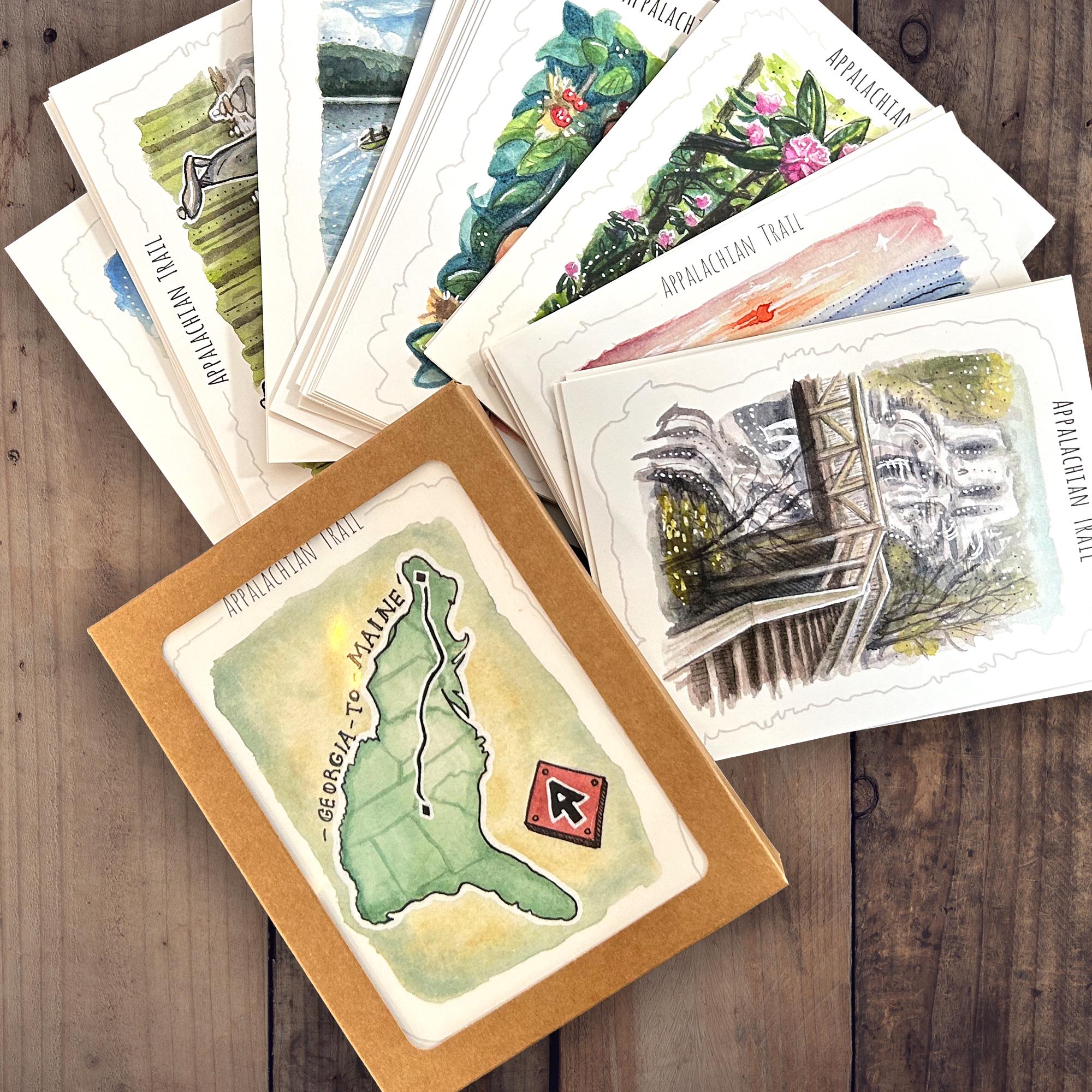 POSTCARD SET - Appalachian Trail