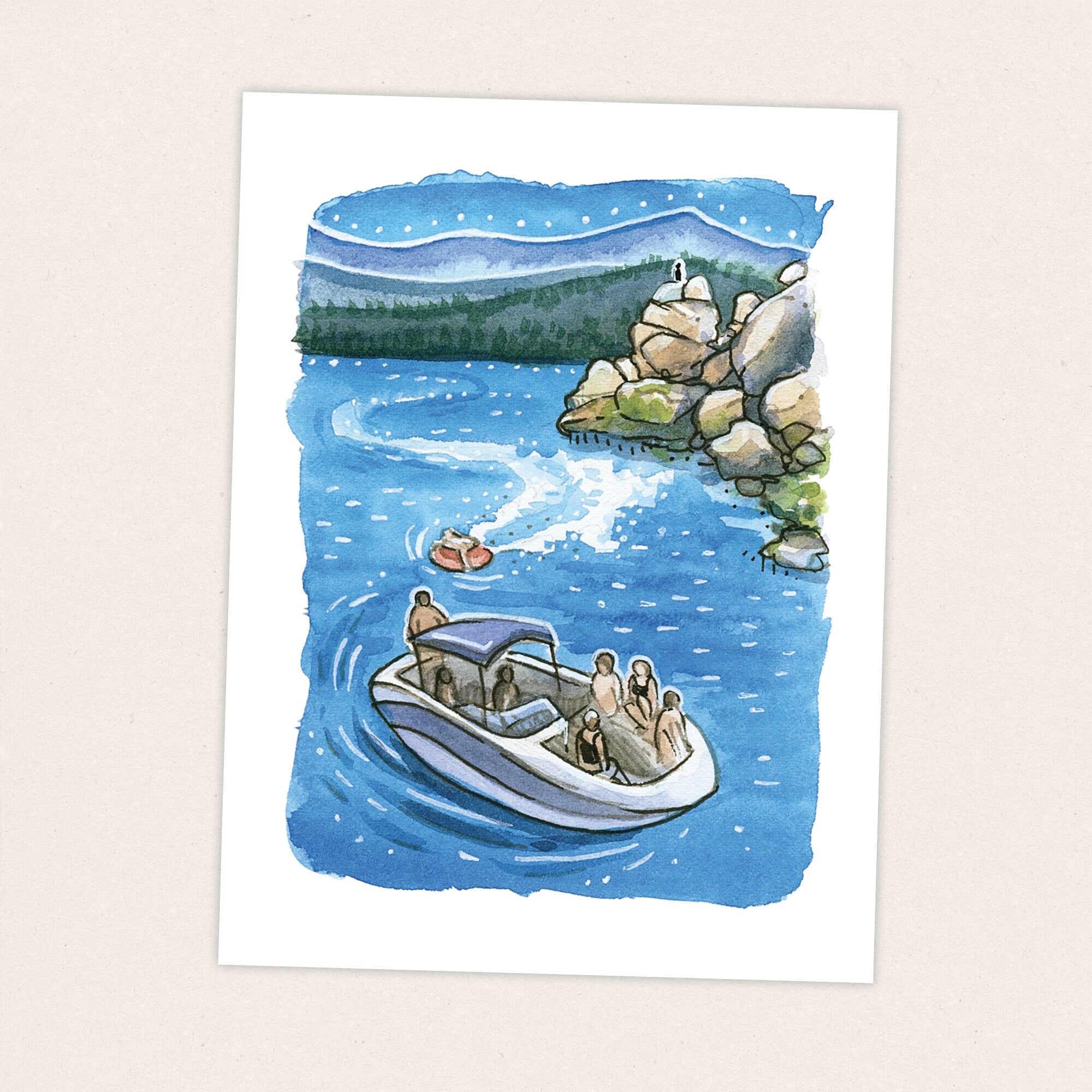Lake Tahoe - Pacific Crest Trail Thru Hike  - Fine Art Print