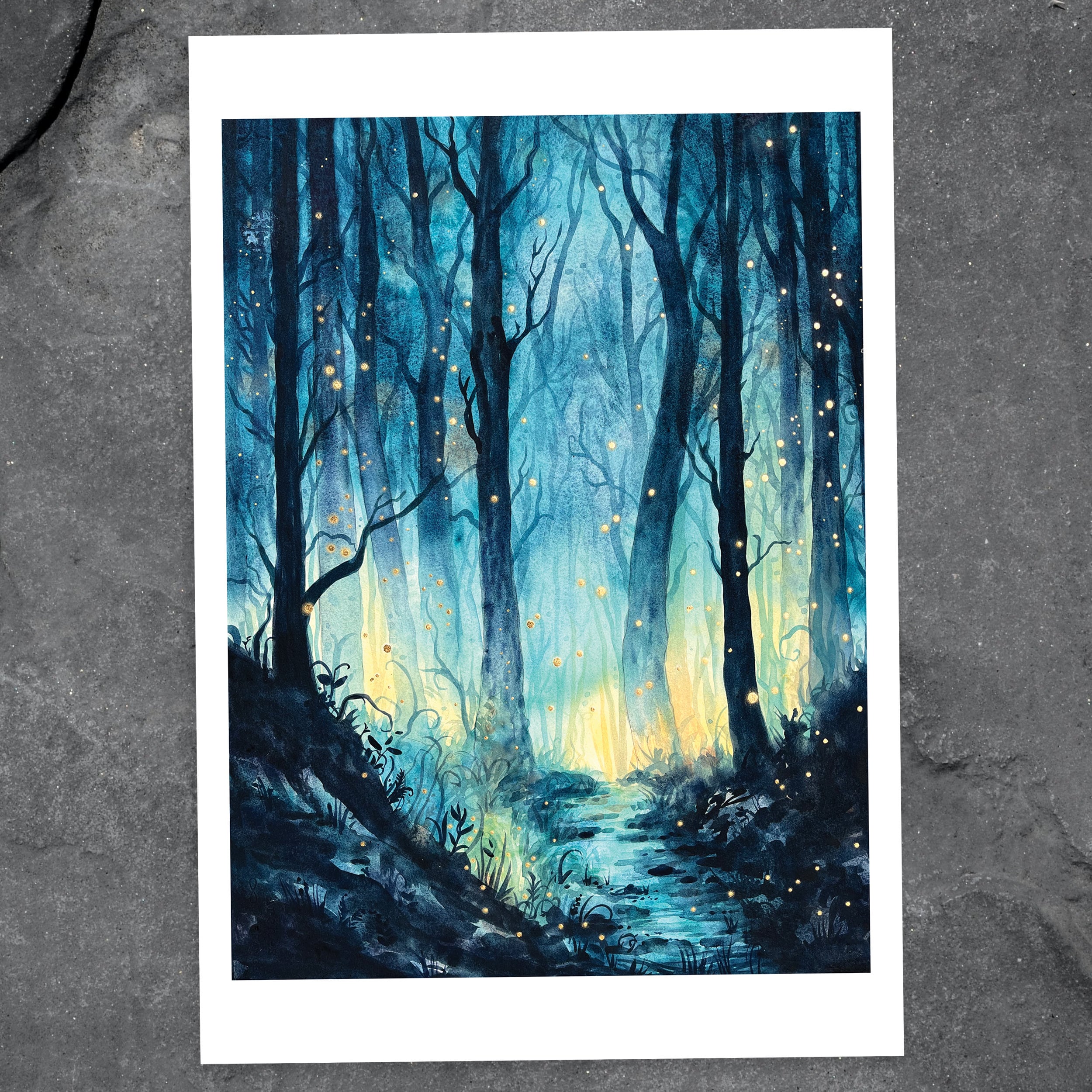 Synchronicity - Fine Art Print of Watercolor Painting