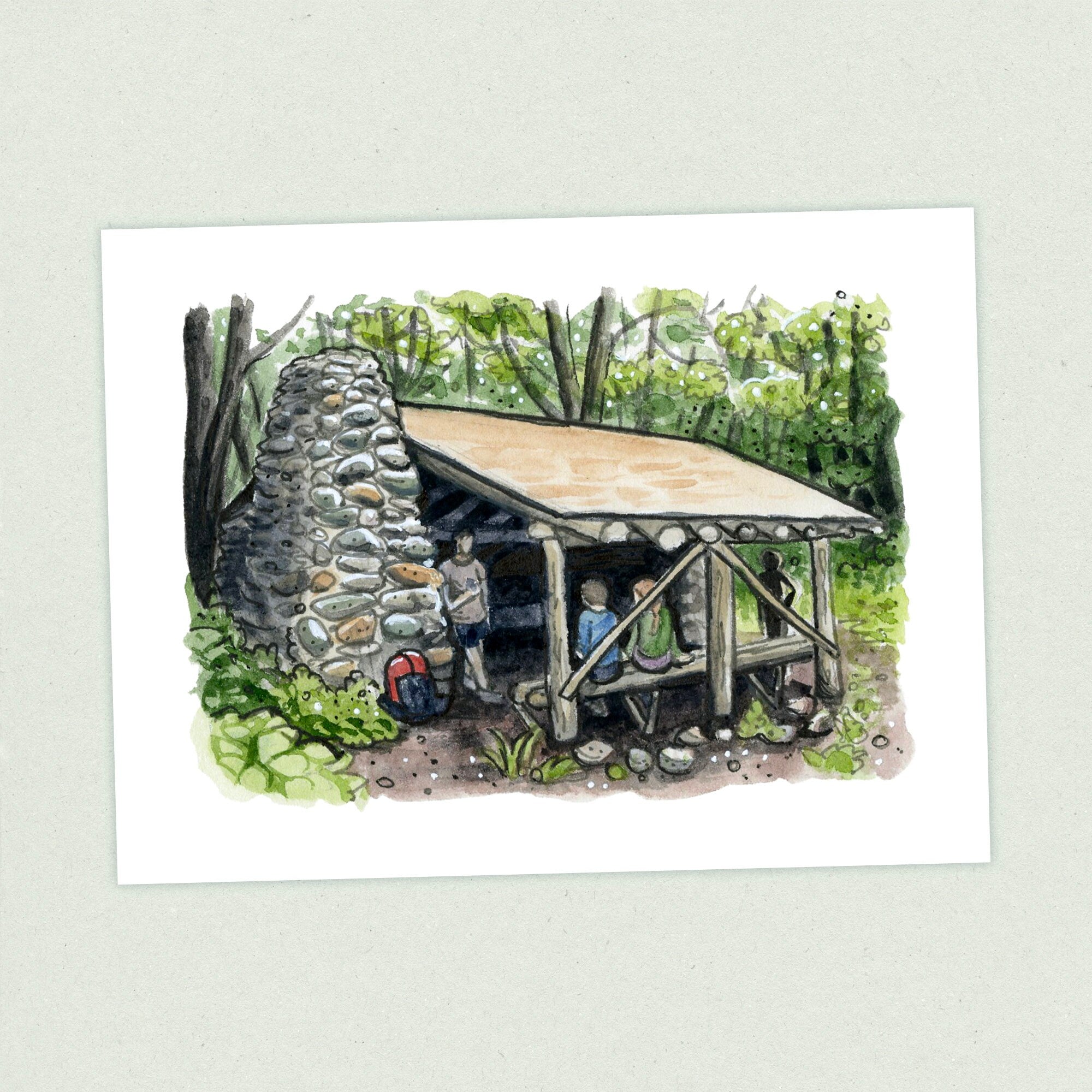 Shelter - Appalachian Trail Thru Hike  - Fine Art Print