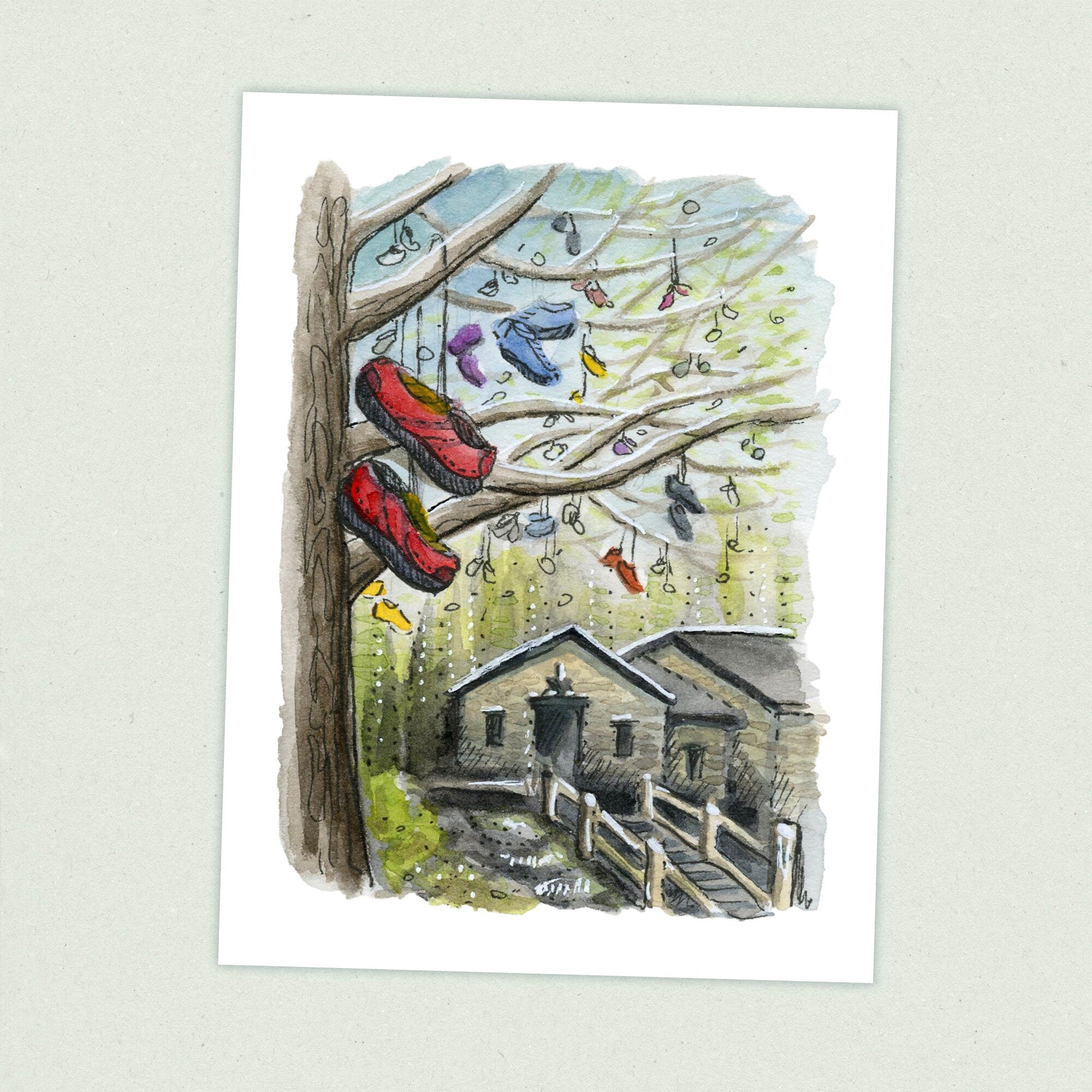 Neels Gap - Appalachian Trail Thru Hike  - Fine Art Print