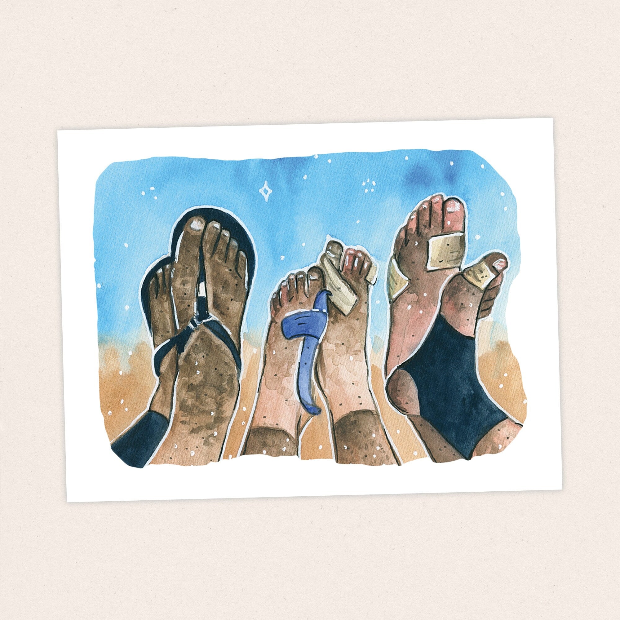 Feet of the PCT - Pacific Crest Trail Thru Hike  - Fine Art Print