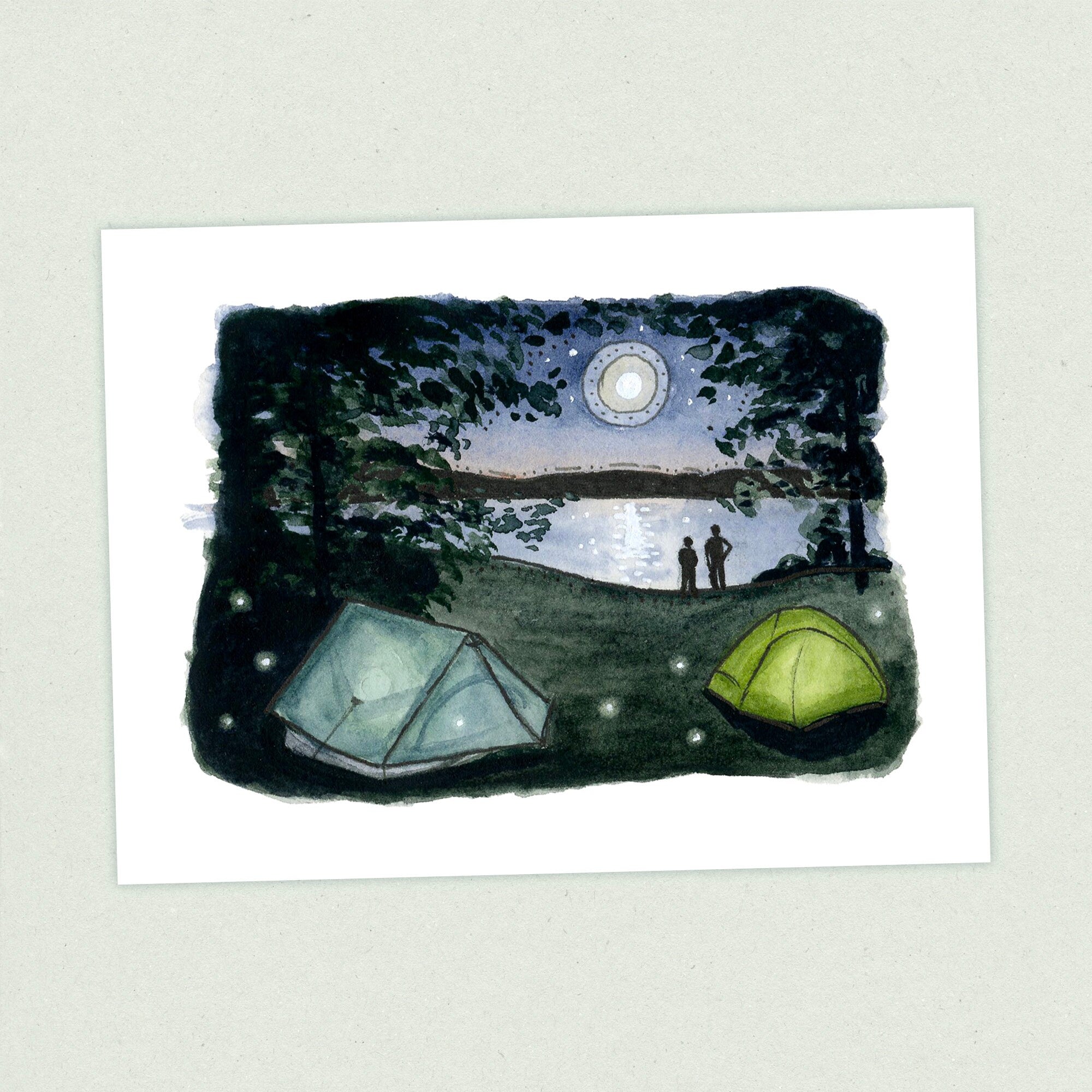 Tent Glow - Appalachian Trail Thru Hike  - Fine Art Print