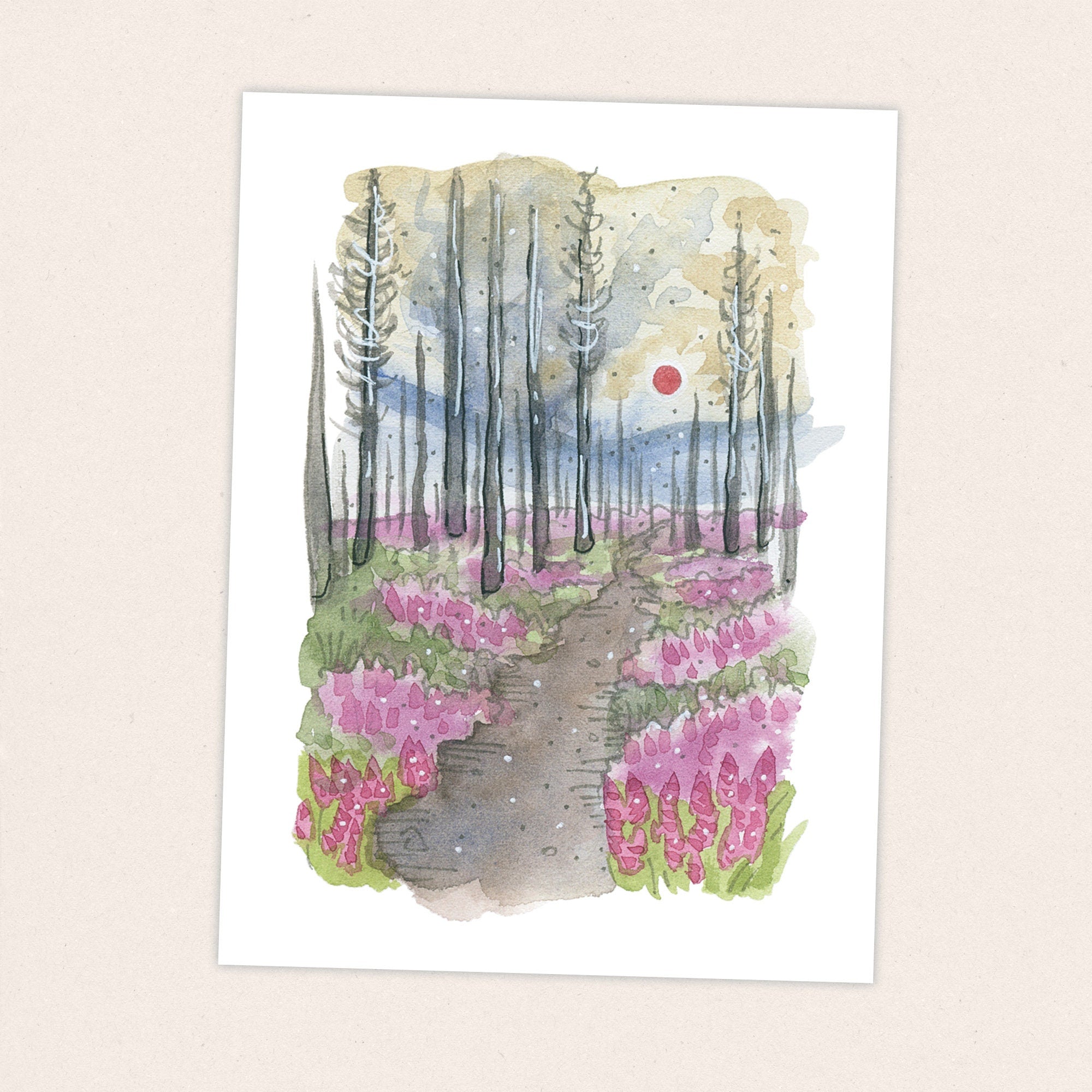 Wildfire Season - Pacific Crest Trail Thru Hike  - Fine Art Print