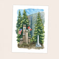 Northern Terminus - Pacific Crest Trail Thru Hike  - Fine Art Print
