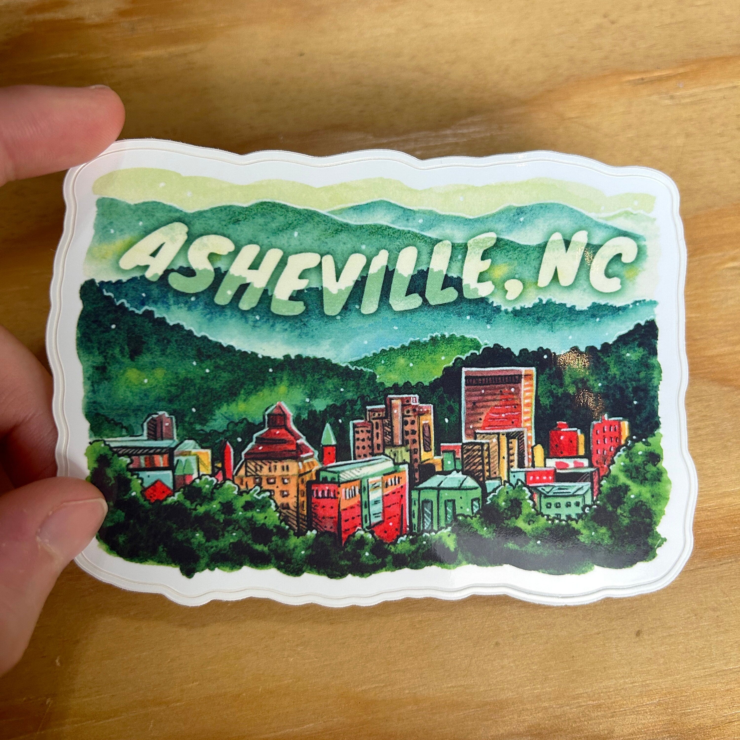 Sticker - Asheville Skyline