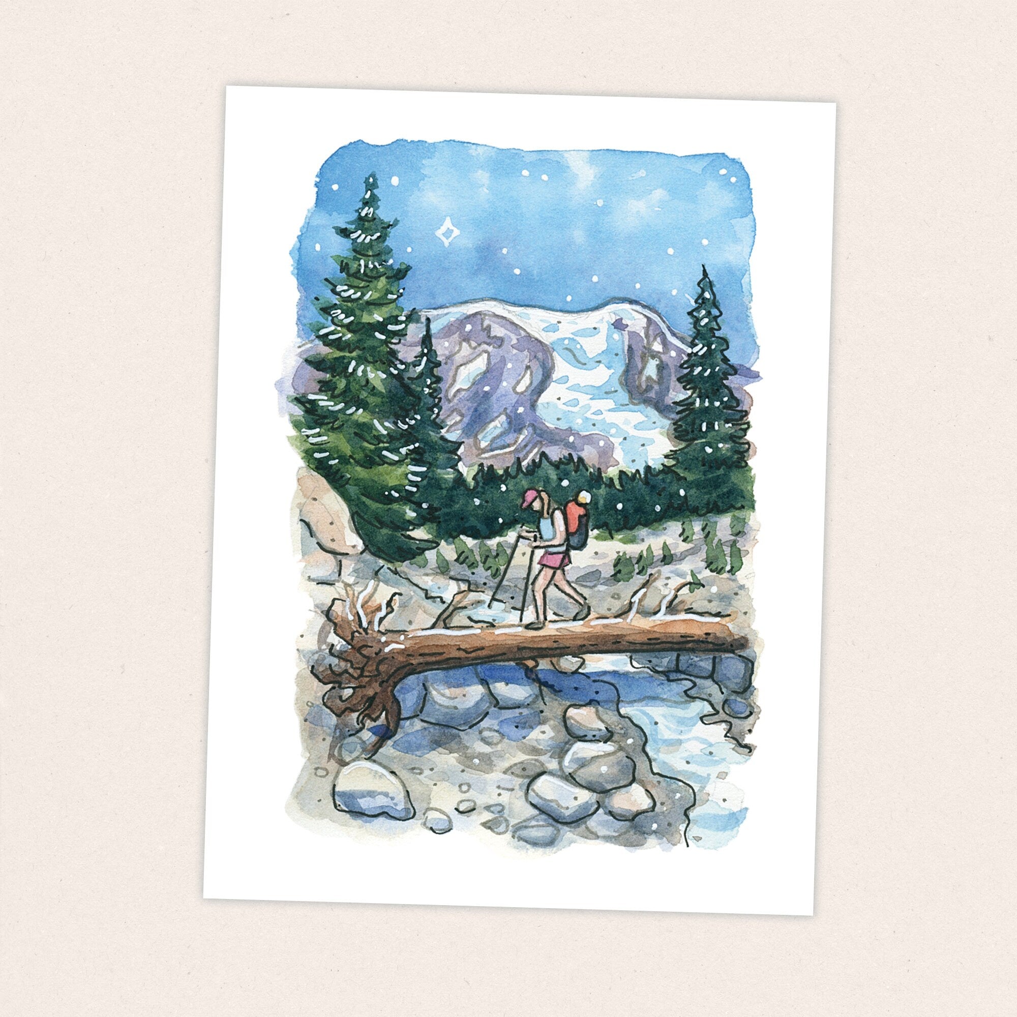 Mt Adams - Pacific Crest Trail Thru Hike  - Fine Art Print