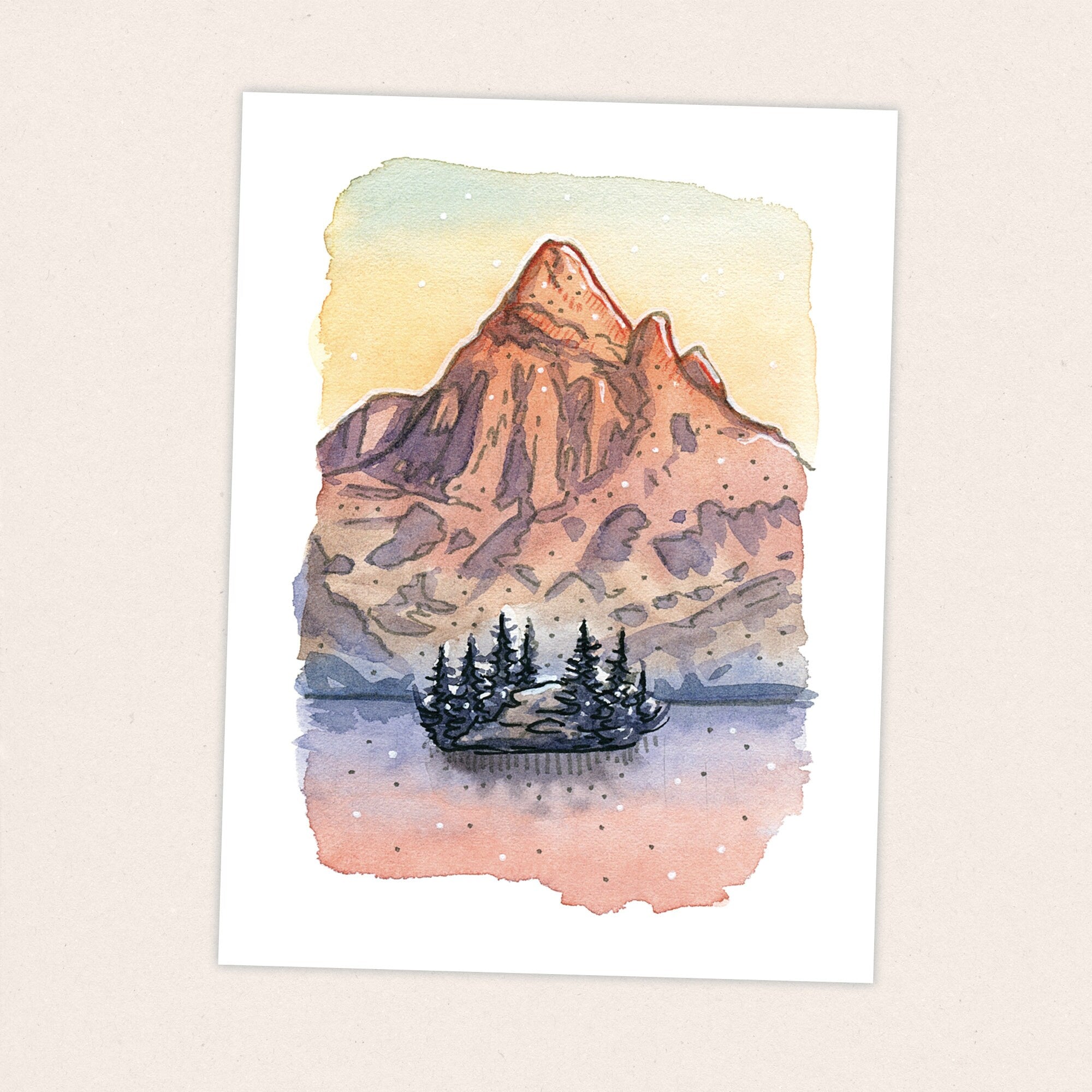 Rae Lakes - Pacific Crest Trail Thru Hike  - Fine Art Print