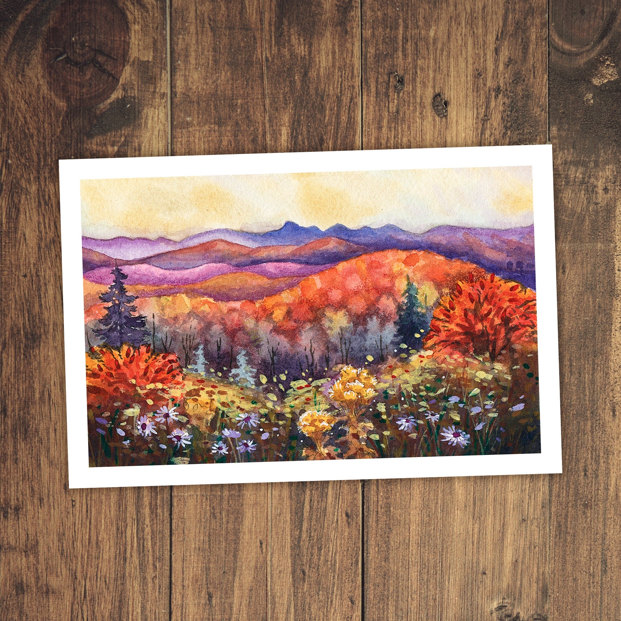 Grandfather Mountain in Splendor  - Fine Art Print