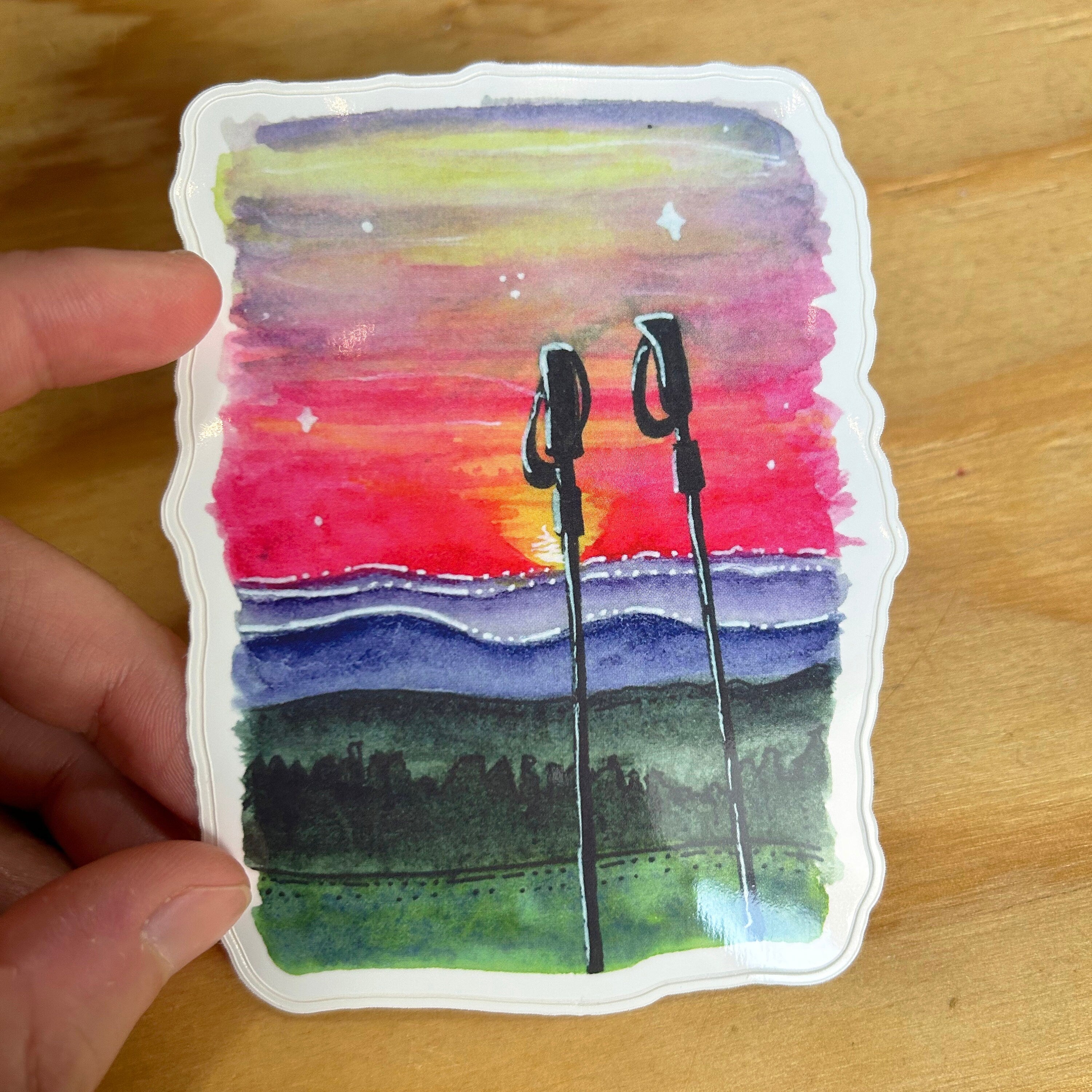 Sticker - Trekking Poles