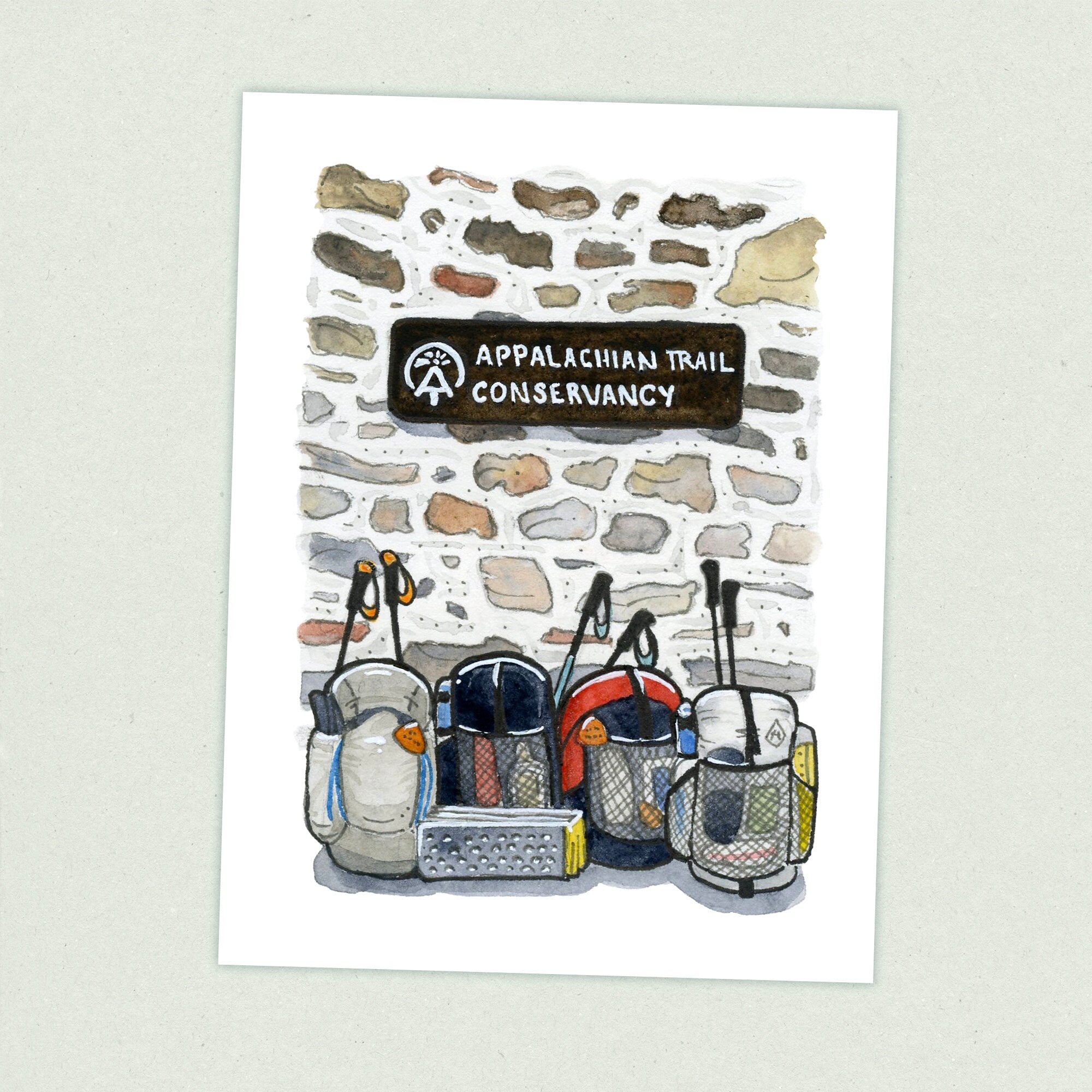 ATC Harpers Ferry - Appalachian Trail Thru Hike  - Fine Art Print
