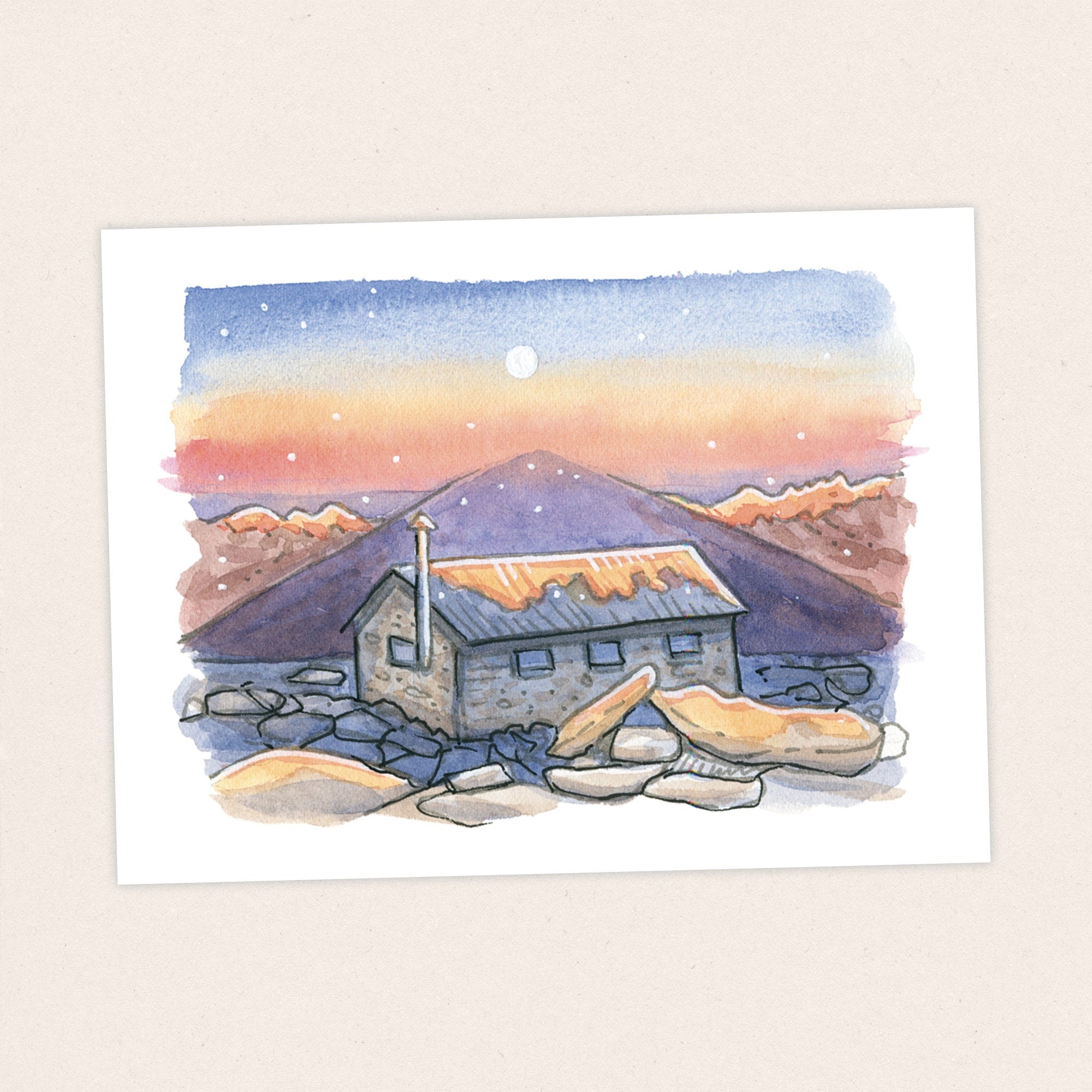 Mt Whitney Summit - Pacific Crest Trail Thru Hike  - Fine Art Print