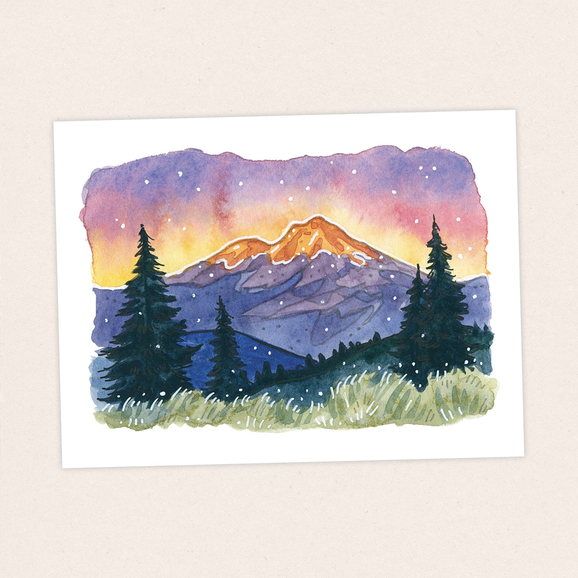 Mt Shasta - Pacific Crest Trail Thru Hike  - Fine Art Print