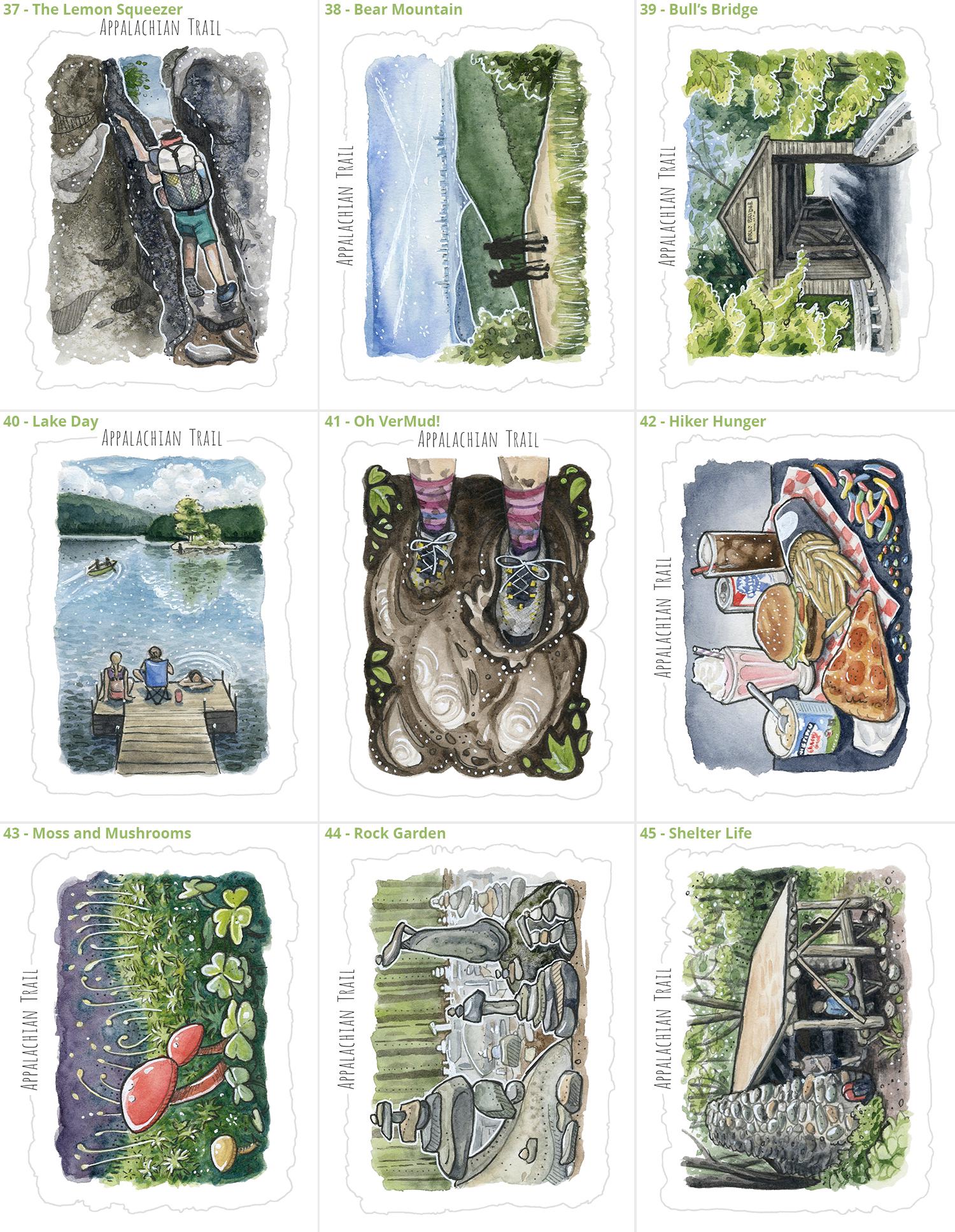 POSTCARD SET - Appalachian Trail