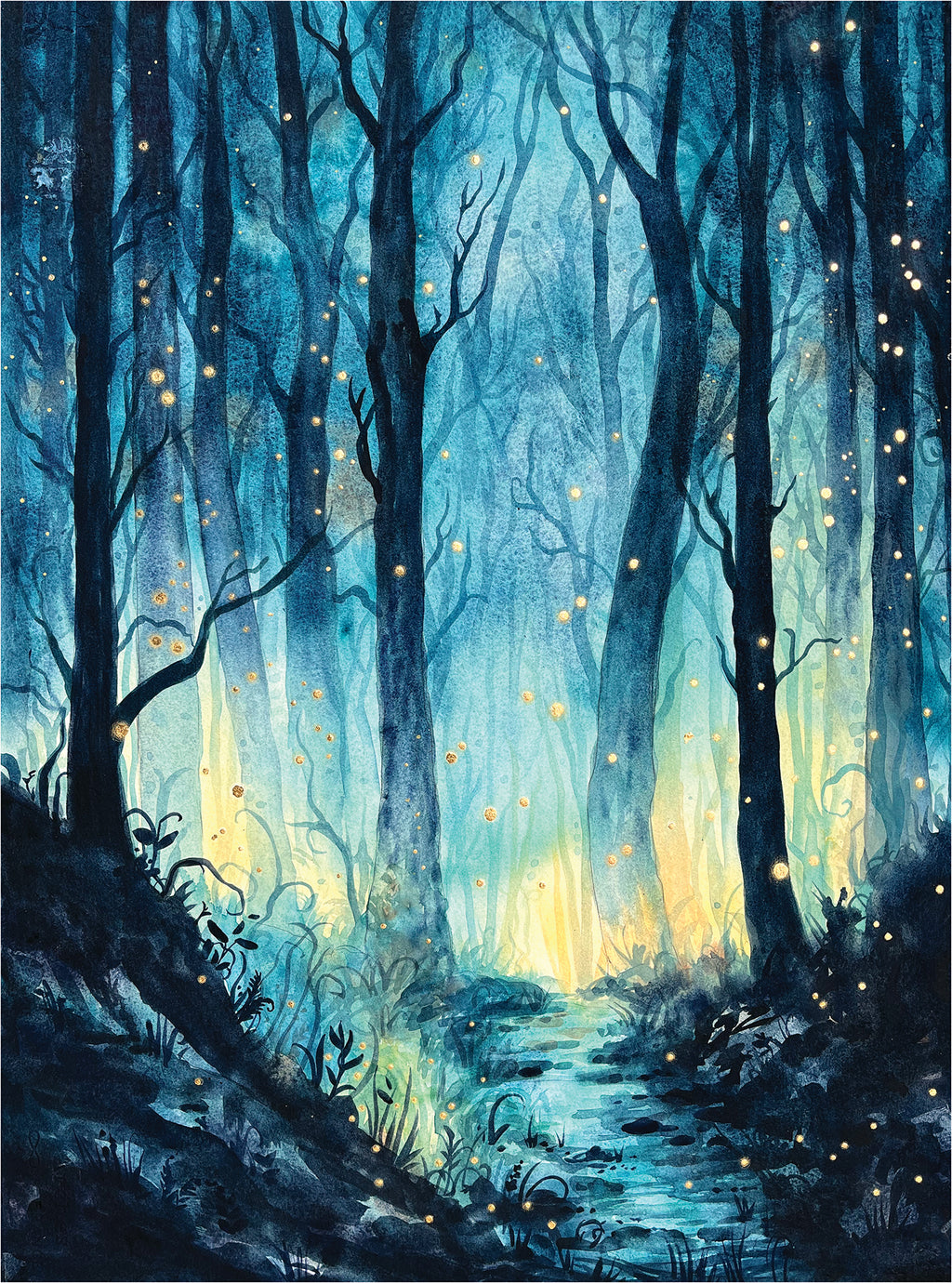 Synchronicity - Fine Art Print of Watercolor Painting