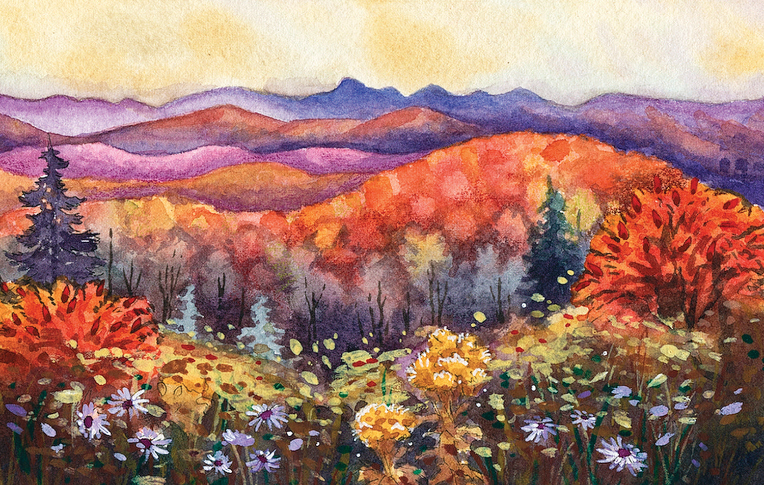 Grandfather Mountain in Splendor  - Fine Art Print