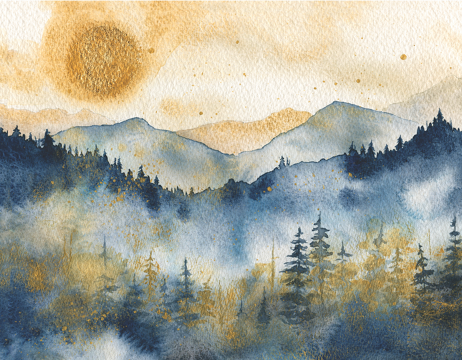 Western Gaze - Fine Art Print of Watercolor Painting