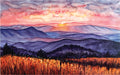 Max Patch - Fine Art Print of Watercolor Painting