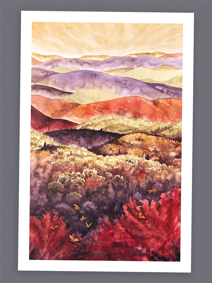 Migration - Fine Art Print of Watercolor Painting