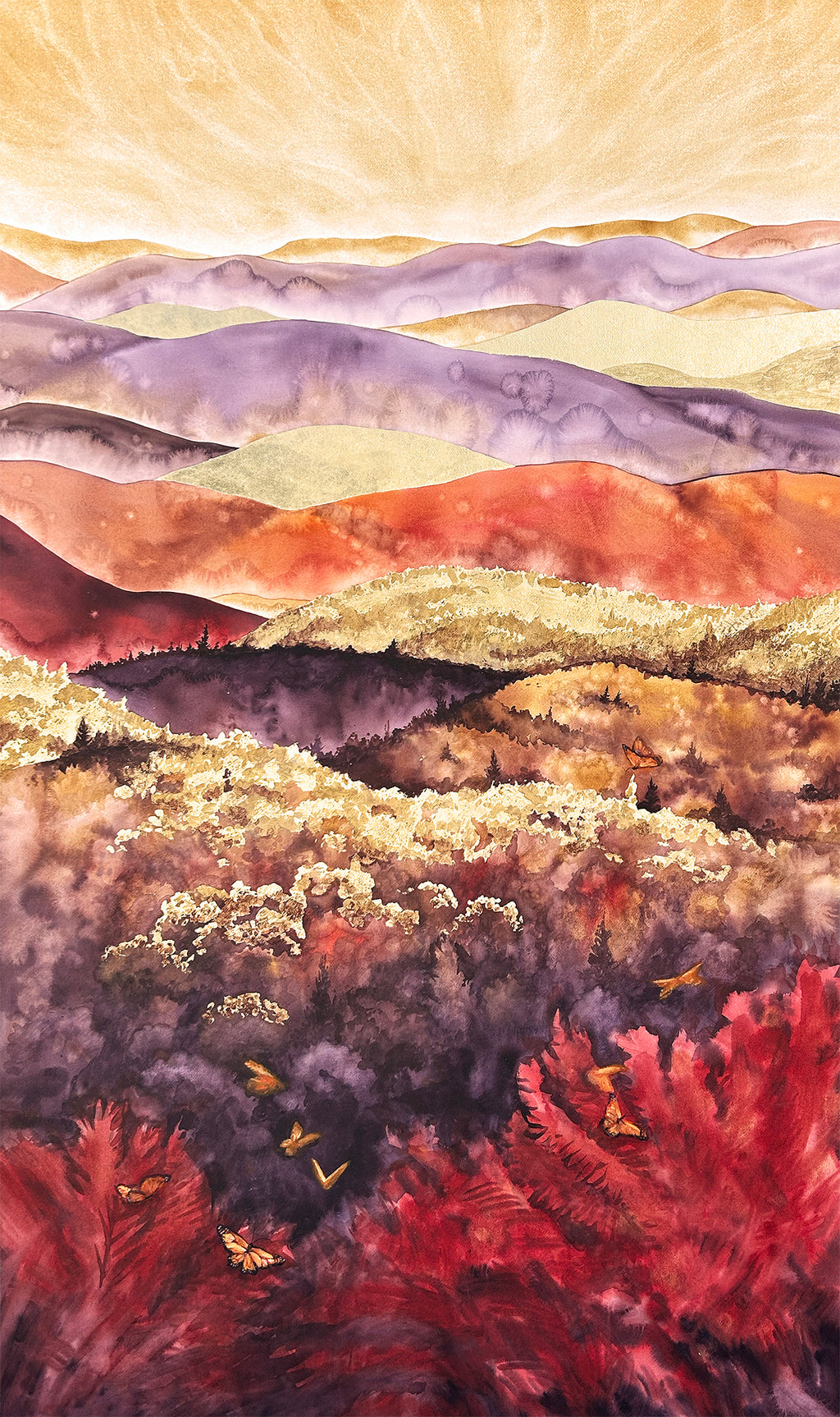 Migration - Fine Art Print of Watercolor Painting